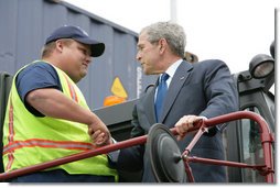 President Bush Visits Jacksonville, Florida, Discusses Trade Policy