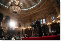 President Bush and President Berger of Guatemala Participate