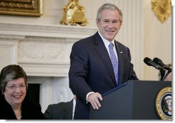 President Bush Meets with the National Governors Association