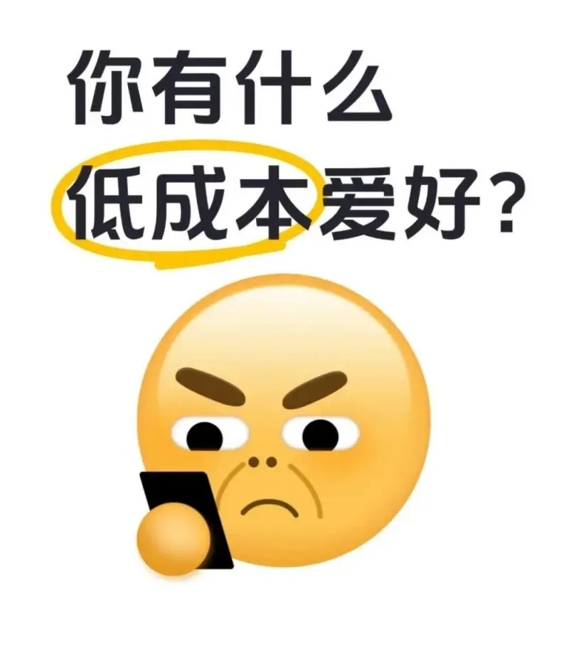 你有哪些低成本不烧钱的爱好？