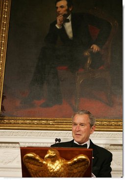 President and Mrs. Bush Host State Dinner for Nation's Governors