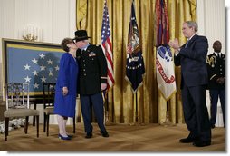 President Bush Presents the Medal of Honor to Lieutenant Col